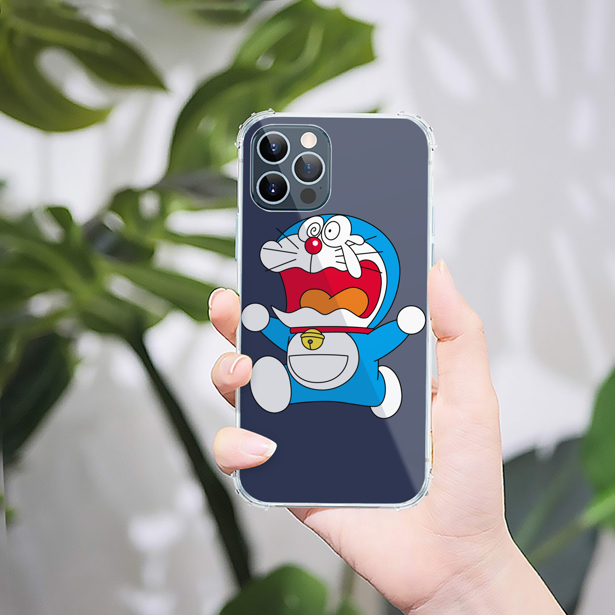 （画像用） ドラえもん Doraemon 【iPhone 12シリーズ対応】透明スマホケース（クリアソフトケース）